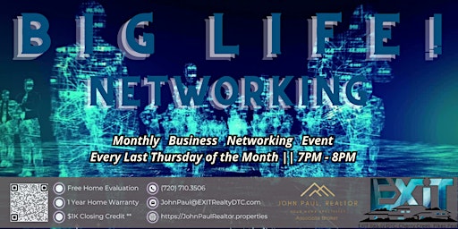 Image principale de Big Life! Networking || June 27th, 2024