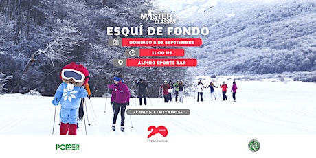 Imagen principal de 3° MasterClasses de Esquí de fondo - Invita Popper S.A. (8/9)