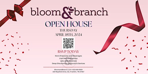 Immagine principale di Bloom & Branch Open House 