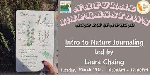 Natural Impressions: Intro to Nature Journaling with Laura Chaing primary image