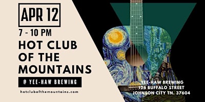 Imagem principal de Hot Club of the Mountains @ Yee-Haw Brewing