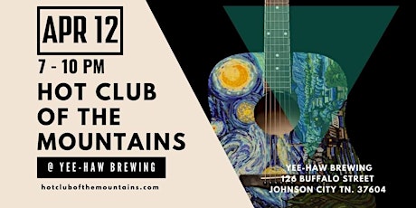 Imagem principal do evento Hot Club of the Mountains @ Yee-Haw Brewing