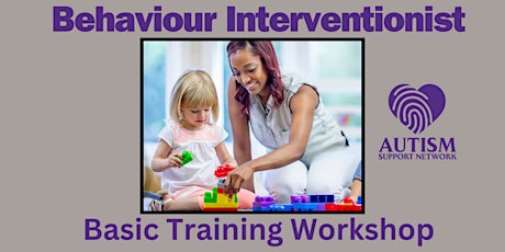 Imagen principal de Behaviour Interventionist Basic Training Workshop