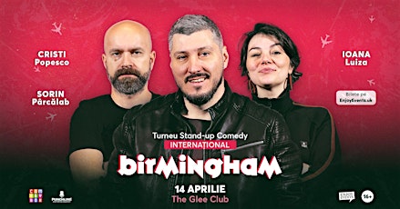 SOLD OUT | Stand-up Comedy cu Sorin, Cristi și Ioana| BIRMINGHAM | 14.04.24  primärbild