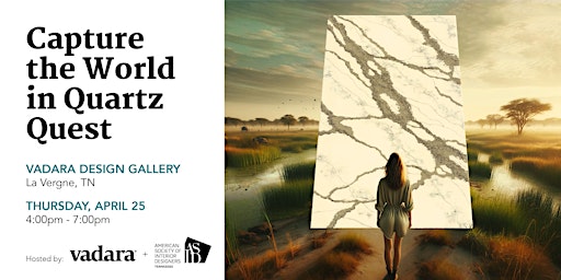 ASID Tennessee  April Event  "Capture the World in Quartz Quest" primary image