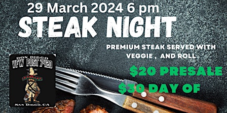 Bill Caballero and Steak Night
