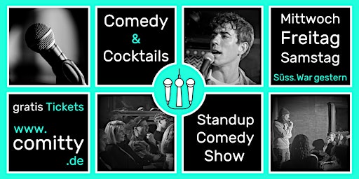 Imagen principal de Comedy & Cocktails ⭐Profi-Comedians & Newcomer ⭐Gratis Standup Comedy Show