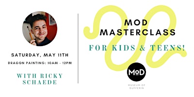 Primaire afbeelding van MoD Masterclass for Kids & Teens: Dragon Painting