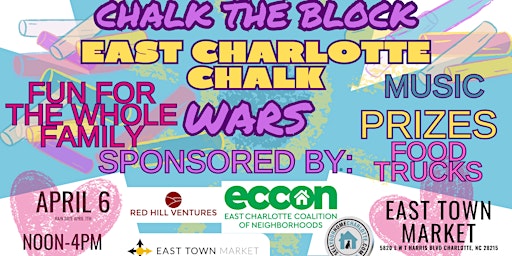 Imagen principal de "Chalk the Block: East Charlotte Chalk Wars