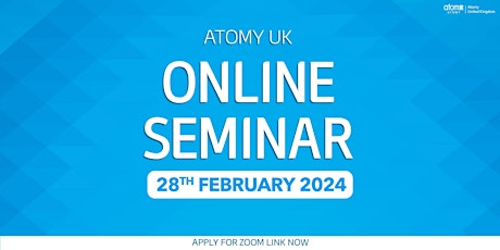 Hauptbild für Atomy UK Online Seminar (28th February 2024) w/ Star Master Darlene Kim