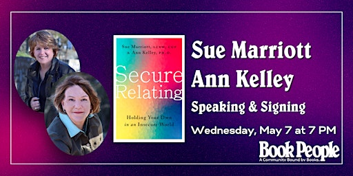 Imagem principal do evento BookPeople Presents: Sue Marriott and Ann Kelley - Secure Relating