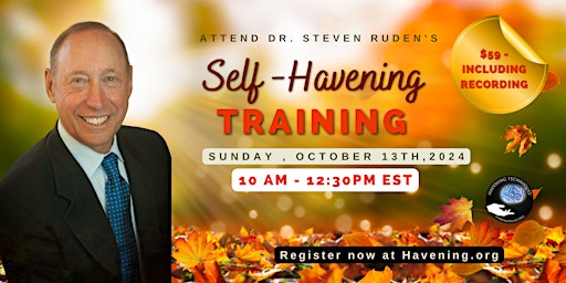 Imagem principal do evento Self-Havening: Cultivating your Neurogarden with Dr. Steven Ruden