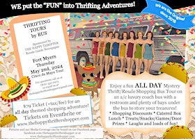 5/2/Thrifting Tours by Bus -FORT MYERS -Mystery Resale -CINCO-$79.00  primärbild