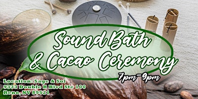 Sound Bath and Cacao Ceremony primary image