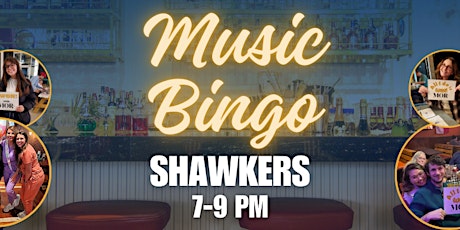 MUSIC BINGO (MINGO) @ SHAWKERS GRILL & BAR in ROCK HILL, SC