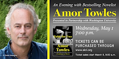 Imagen principal de An Evening with Amor Towles