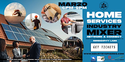 Primaire afbeelding van Home Services Industry Mixer (Roofing, Solar, Storm Restoration and more)