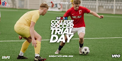 Primaire afbeelding van U.S. College Soccer Trial Day (and other pathways) - (West Yorkshire, UK)