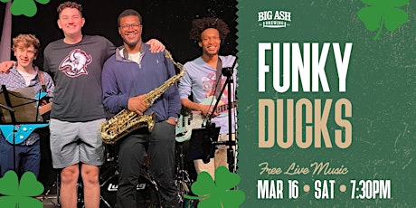 The Funky Ducks LIVE at Big Ash Brewing! primary image