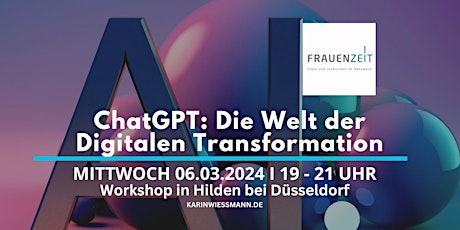 Hauptbild für ChatGPT: Die Welt der Digitalen Transformation I Hilden bei Düsseldorf