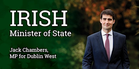 Primaire afbeelding van Irish Minister of State - Jack Chambers, MP for Dublin West