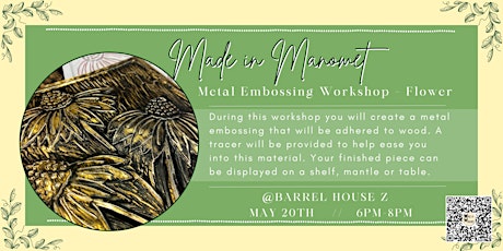 Metal Emboss Workshop - Echinacea Flower