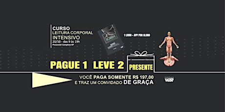 Imagem principal do evento PAGUE 1 LEVE 2 | CURSO LEITURA CORPORAL INTENSIVO (10 HORAS) - *PRESENCIAL