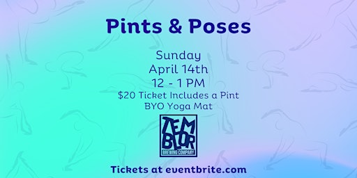 Pints & Poses presented by Temblor Brewing Co. primary image