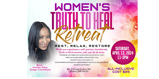 Hauptbild für Women's Truth to Heal Retreat