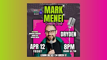 Mark Menei Comedy Tour - Dryden primary image