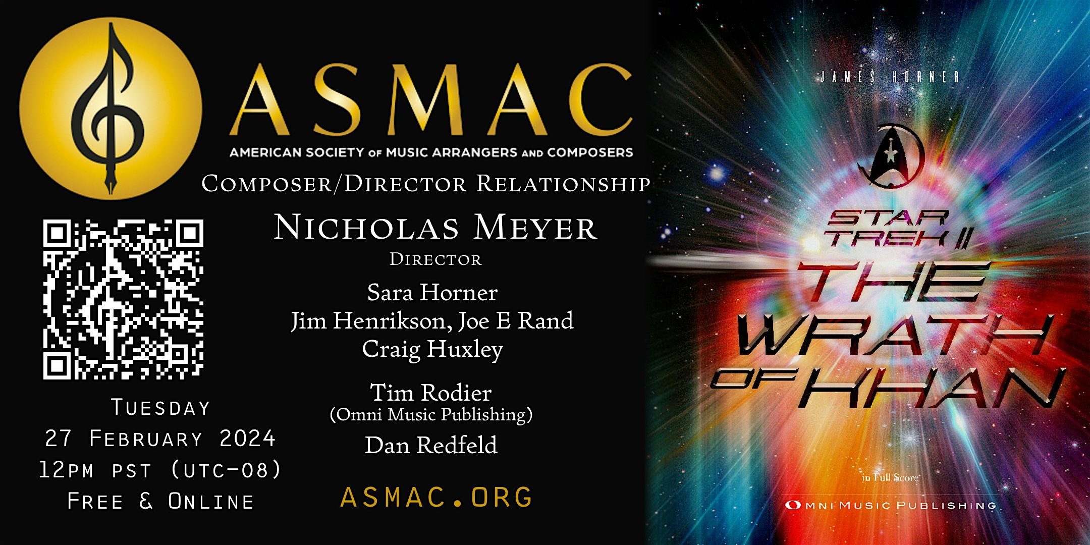 Composer-Dir. Relationship—Star Trek II:The Wrath of Khan—Nicholas Meyer