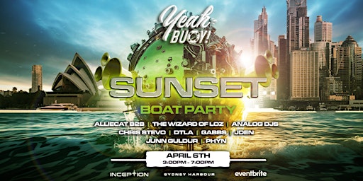 Yeah Buoy - Sunset Boat Party primary image