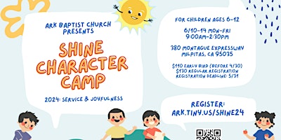 Shine Character Camp 2024 primary image