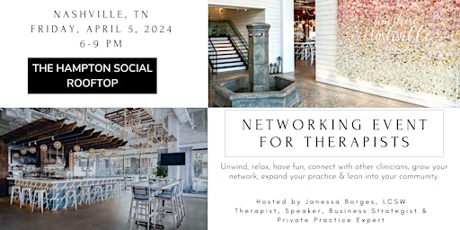 Imagen principal de Networking Event for Therapists in Nashville, TN