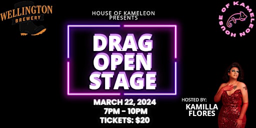 House of Kameleon Presents: Drag Open Stage primary image