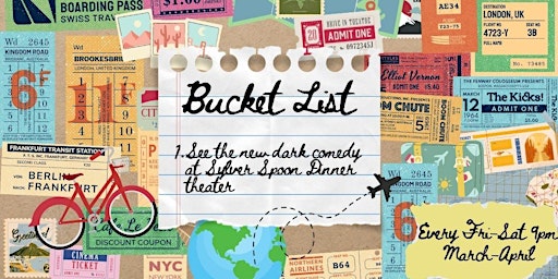 Imagem principal do evento Bucket List: a life-or-death must-see new play