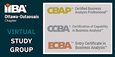 Imagem principal do evento ECBA | CCBA | CBAP Virtual Study Group (2023-2024)