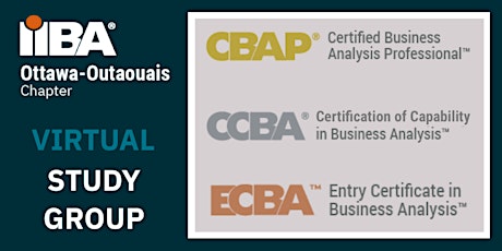 Immagine principale di ECBA | CCBA | CBAP Virtual Study Group (2023-2024) 