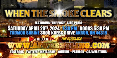 Imagen principal de Absolute Intense Wrestling  Presents "When The Smoke Clears"