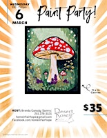 Fairhope Paint and Sip Party Magical Toadstool! primary image