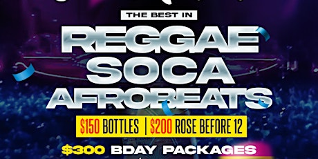 REGGAE, SOCA, AFROBEATS! #PARTY24/7NYC