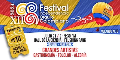 Imagem principal do evento Festival Independencia Orgullo Colombiano,  FIOC - NY -  2024