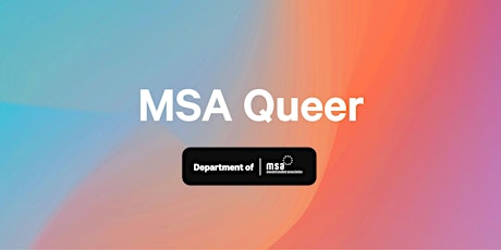 MSA's Queer Peers 2024! primary image