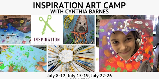 Imagem principal do evento INSPIRATION ART CAMP WITH CYNTHIA BARNES