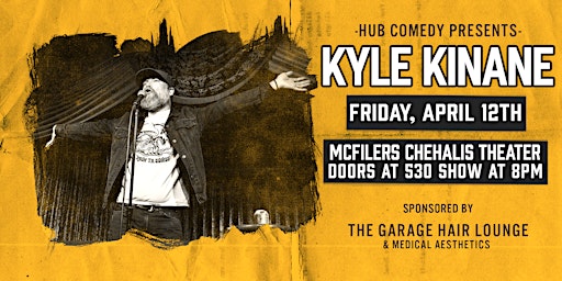 Imagem principal do evento HUB Comedy Presents: Kyle Kinane!