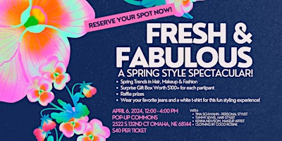 Imagen principal de Fresh & Fabulous: A Spring Style Spectacular