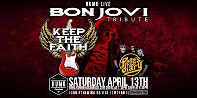 Primaire afbeelding van Bon Jovi Tribute Keep The Faith & Pete's Diary at Humo Live