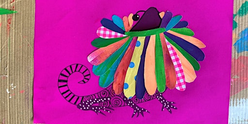 Multi-coloured Animal Collage primary image