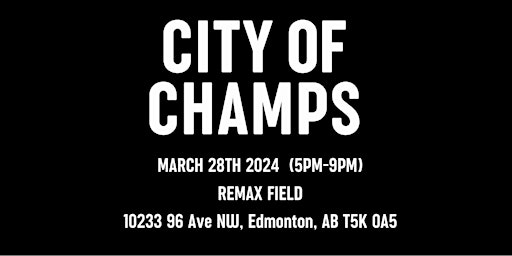 City of Champs Apparel - Brand Launch primary image