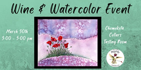 Poppies Wine & Watercolor